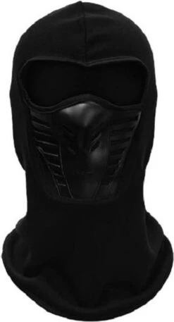 Merkloos Bivakmuts - Balaclava - Bivak - Motor Gezichtsmasker - Ski Masker - Muts - Zwart - Heren En Dames