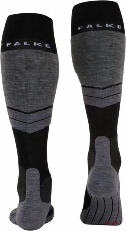 FALKE SK4 Skiën Anti Blaren, Anti Zweet Merino Wol Dames Wintersportsokken Zwart - Maat 35-36 -SkiKleding Winkel 655x1200