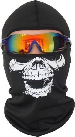 Merkloos Bivakmuts Ski Muts Skull Muts Met Schedel Print -SkiKleding Winkel 660x1200