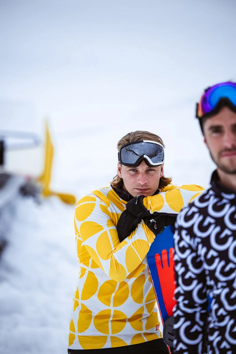 Gareth & Lucas Skipully The Six - Heren L - 100% Gerecycled Polyester - Midlayer Sportshirt - Wintersport 8 Gareth & Lucas Skipully The Six - Heren L - 100% Gerecycled Polyester - Midlayer Sportshirt - Wintersport - Afbeelding 6