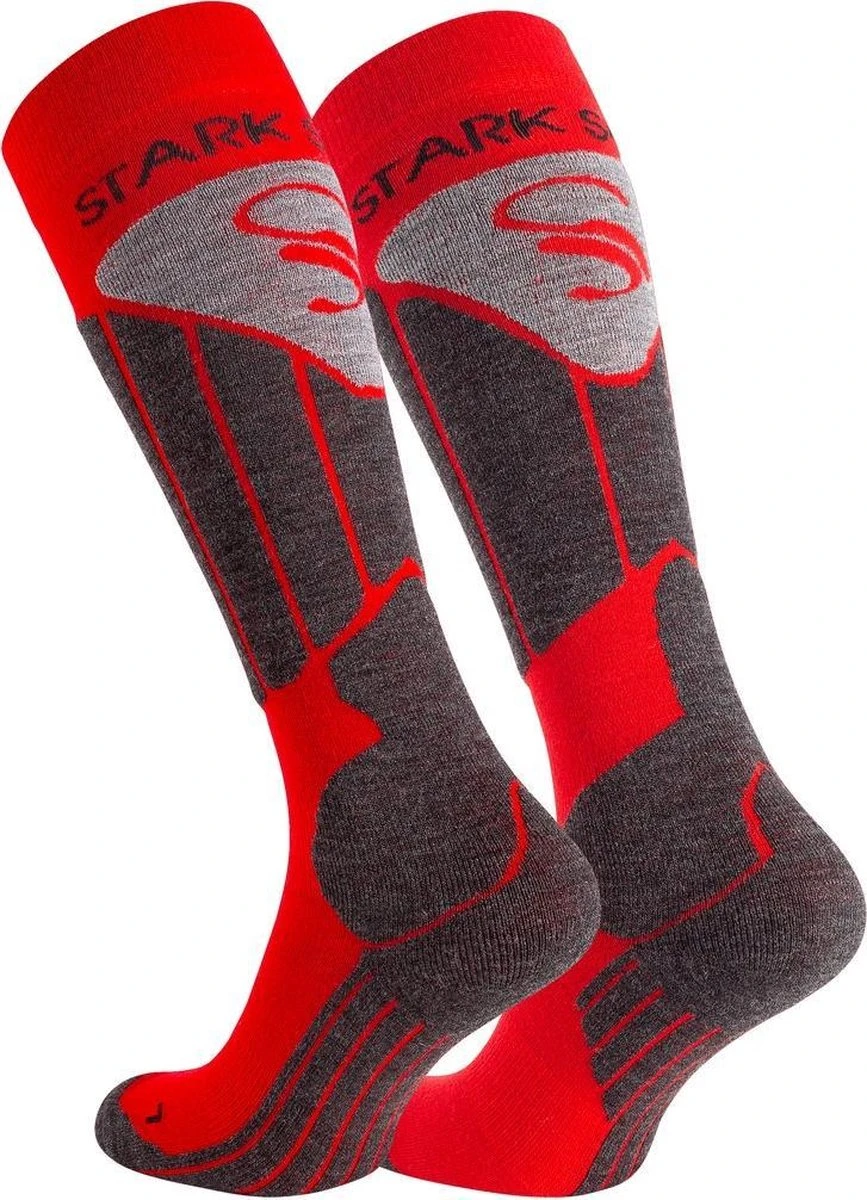STARK SOUL | Performance Ski Socks | Skisokken | Warme Sokken | Skieen | Wol | Lang | 43-46 | Rood 3 STARK SOUL | Performance Ski Socks | Skisokken | Warme Sokken | Skieen | Wol | Lang | 43-46 | Rood