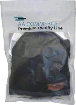 AA Commerce Gebreide Muts Met Sjaal - One Size - Zwart -SkiKleding Winkel 868x1200