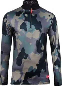 Gareth & Lucas Skipully The Three - Heren XL - 100% Gerecycled Polyester - Midlayer Sportshirt - Wintersport