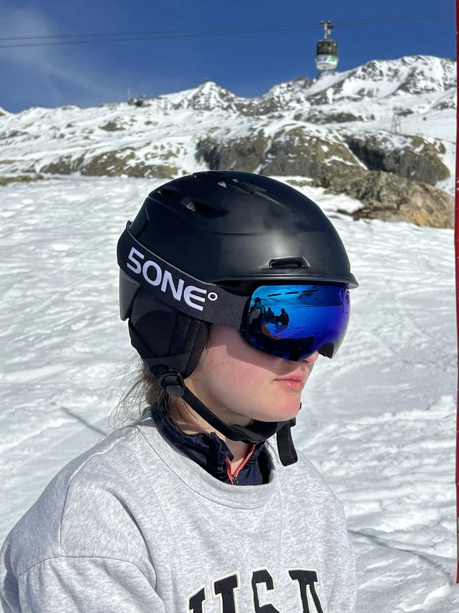 5one® Alpine 2 Blue Anti-Condens Skibril Met Hardcase Voor Kinderen 6 5one® Alpine 2 Blue Anti-Condens Skibril Met Hardcase Voor Kinderen - Afbeelding 4