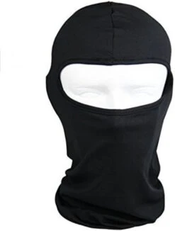 Merkloos Lifetime Motor Bivakmuts / Balaclava Zwart - 2 Stuks - One Size -SkiKleding Winkel 910x1200